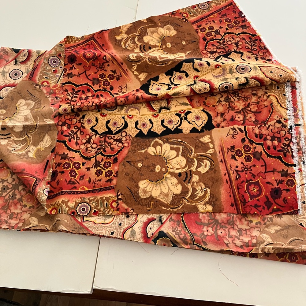 Colorful Floral Patterned Fabric